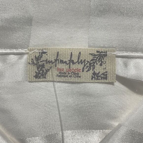 Intimately Free People Pajama Ivory Pajama Party Sleep Set L - Picture 6 of 9